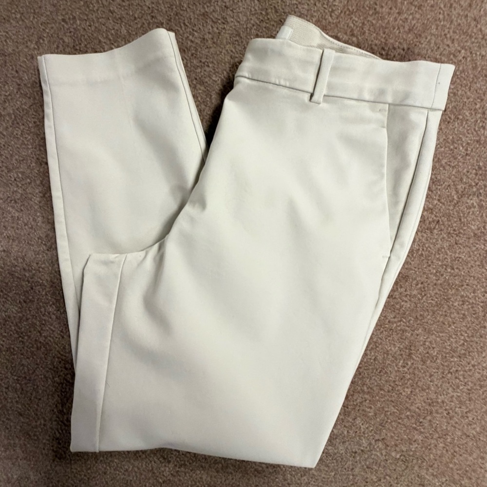 H&M Cream Ankle Cropped Pants